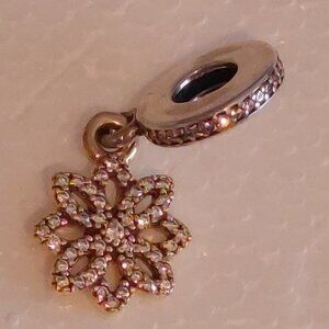 PANDORA LACE BOTANIQUE CHARM BRACELET CHARM DANGLE CHARM HTF